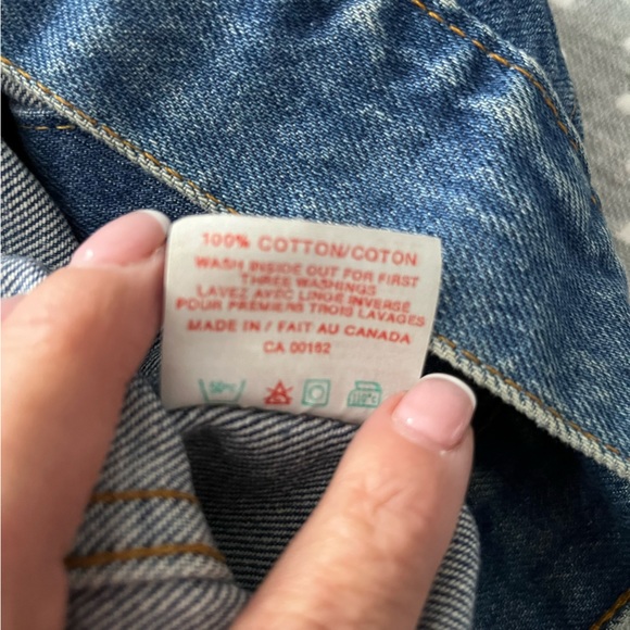 UP CYCLED VINTAGE LEVI’S VEST WITH HARLEY DAVIDSON PATCHES - Picture 7 of 10